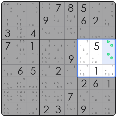 sudoku unique rectangle